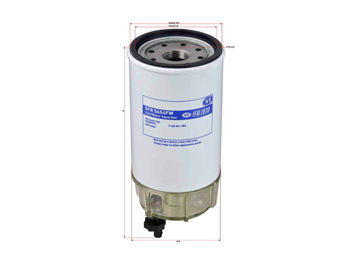 Sure Filter SFR 5654FWB | Sure Filter